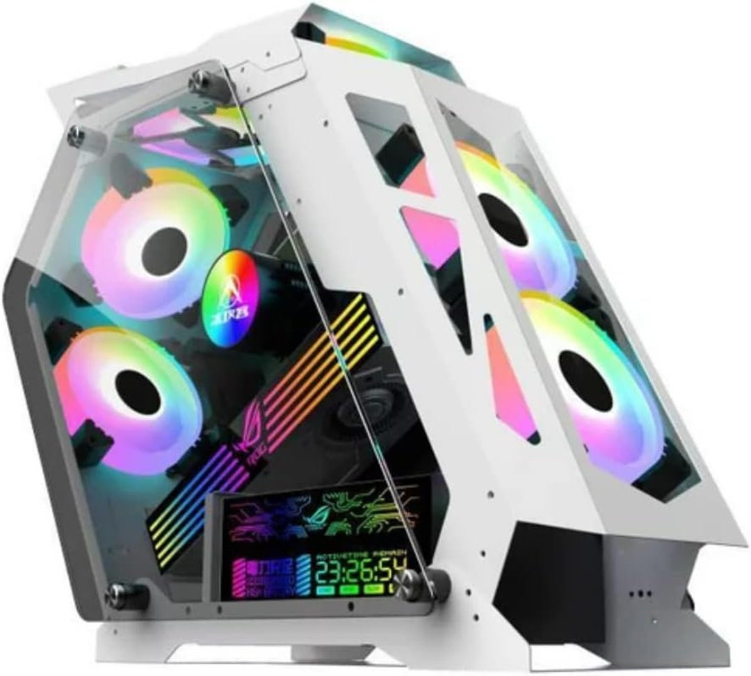 White K Chassis Desktop Computer PC Computer Cases & AMP Towers