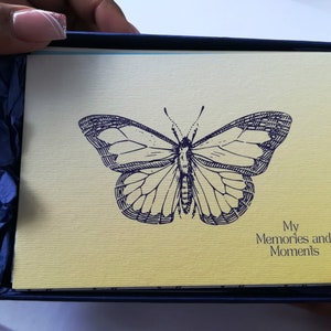 Je pense à vous, Cadeau après la mort 20 cartes de vœux personnalisées pour écrire de précieux souvenirs de personne décédée. Cadeau anniversaire de deuil