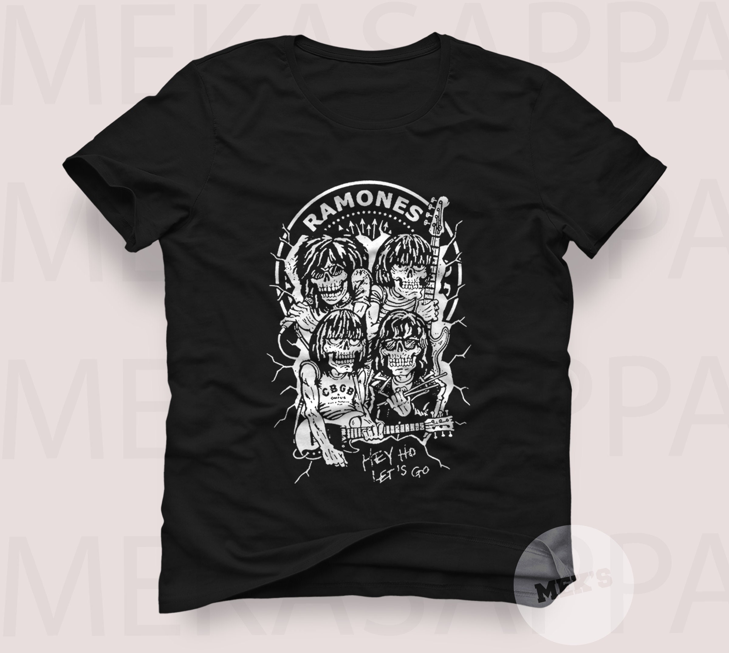 Discover Ramones Graphic Tshirt, Ramones Fan Art Shirt