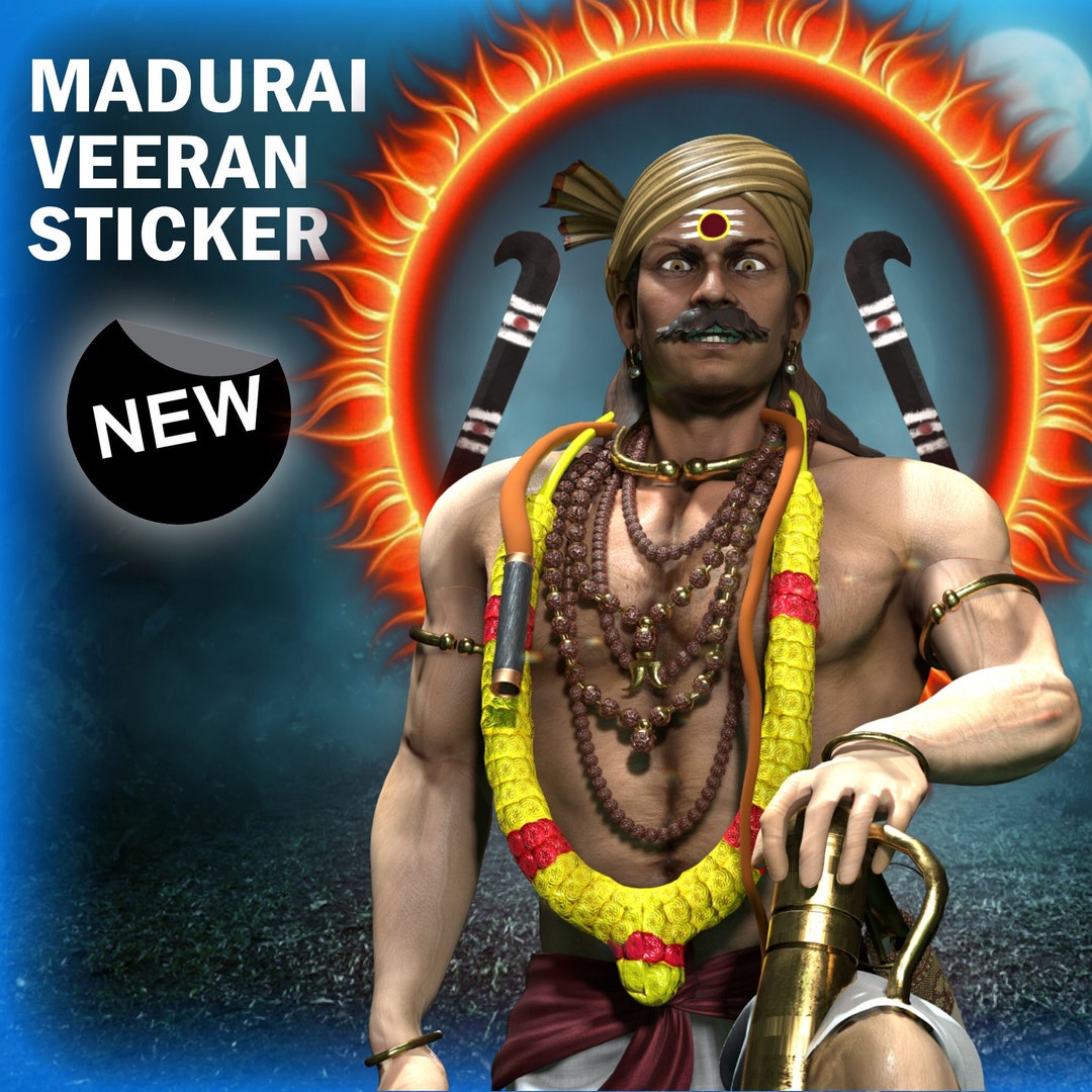 Madurai Veeran Sticker - Etsy