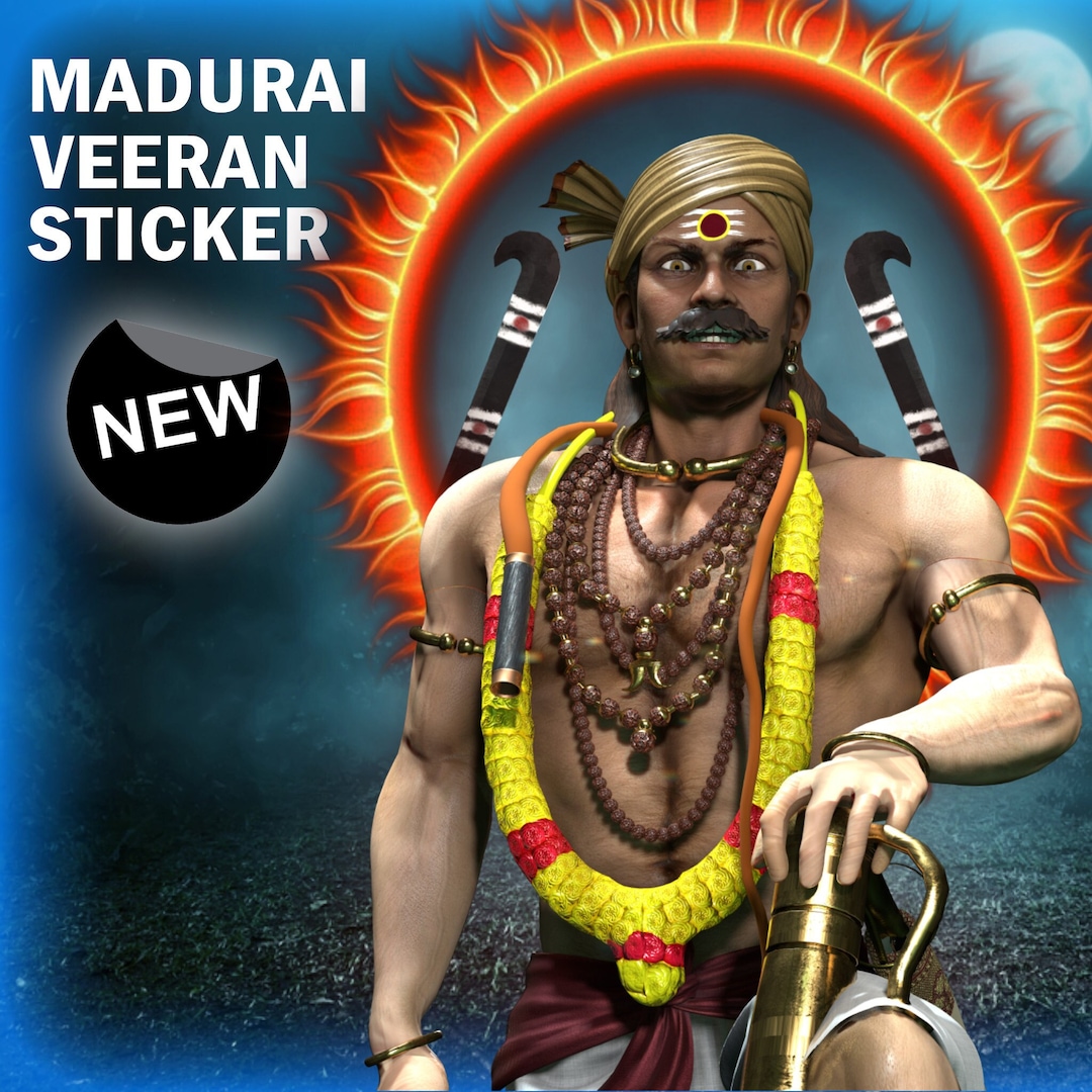 Madurai Veeran Sticker - Etsy