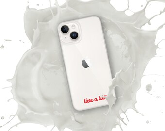 iPhone Case - "live a little..", Red