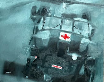 Esperança a Caminho – Pintura do Helicóptero de Evacuação Médica UH-60 Dustoff