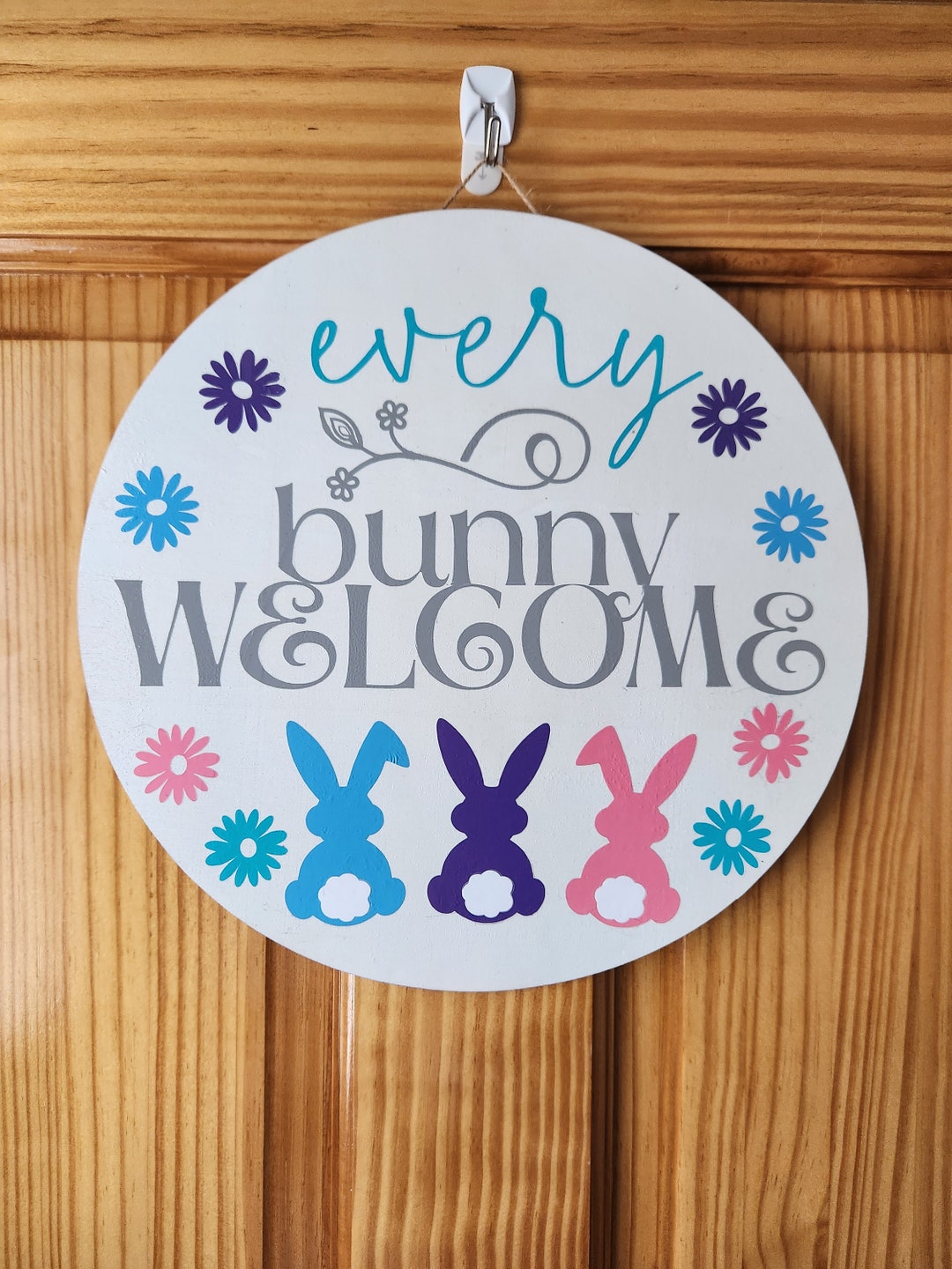 Every Bunny Welcome Sign - Etsy