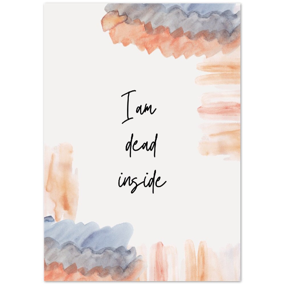 Buy I Am Dead Inside Online In India - Etsy India Buy I Am Dead Inside Online In India - Etsy India