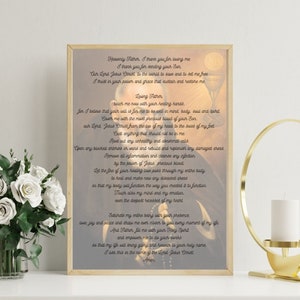 Padre Pio Healing Prayer Digital Download 5x7