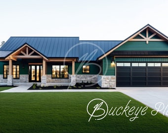 We Draft Custom Plans Too - SP126 3 Bedrooms, 2.5 Bathrooms, 2 Car Garage