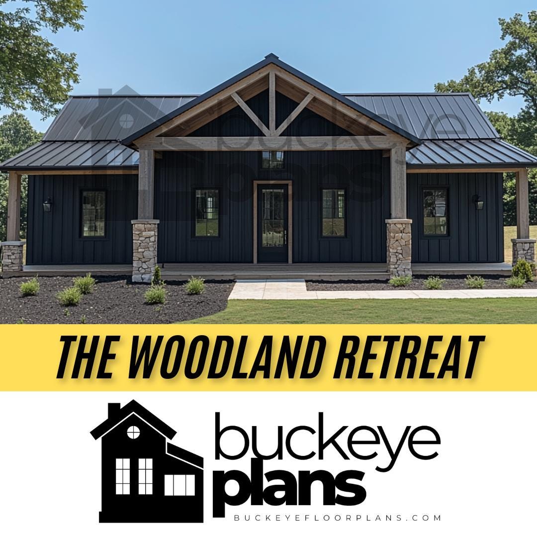 1,683 Sqft Barndominium - Full Plan Set!