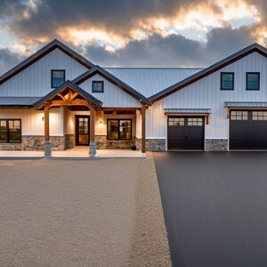 3-4 Bedroom Custom House Plan with a MASSIVE GARAGE - Plan 221DJ