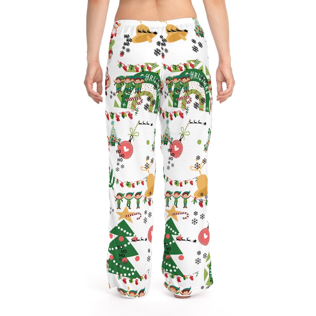 Christmas Pajama Bottoms Women's Etsy