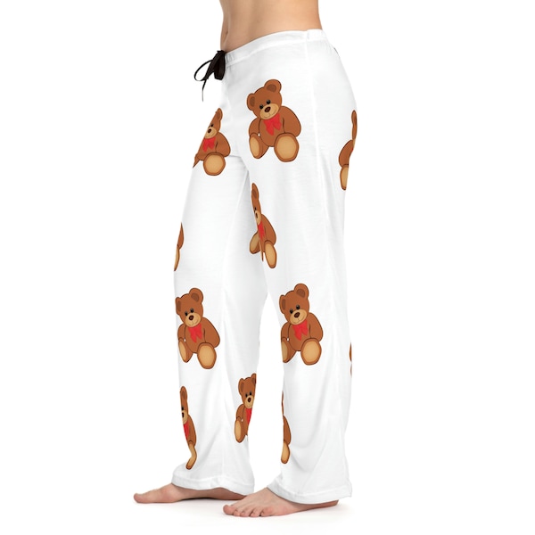 Teddy Bear Pajama Pants Etsy