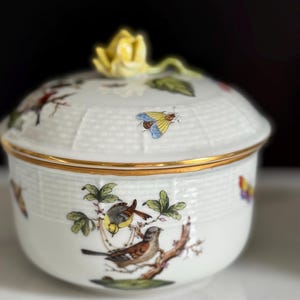 Herend Hungary Sugar Bowl - Etsy
