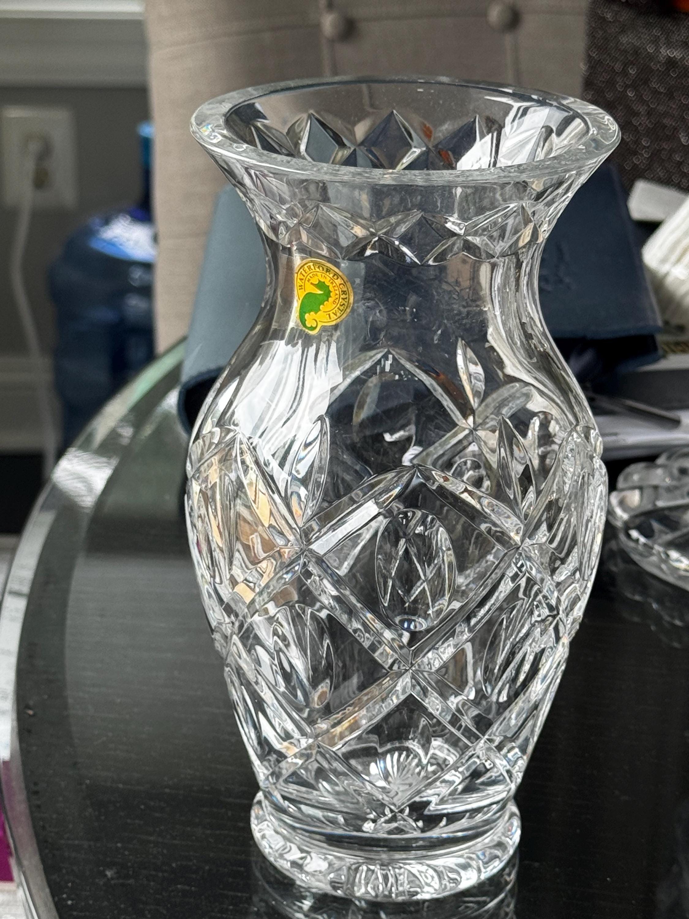 Waterford Crystal Flower Vase - Etsy