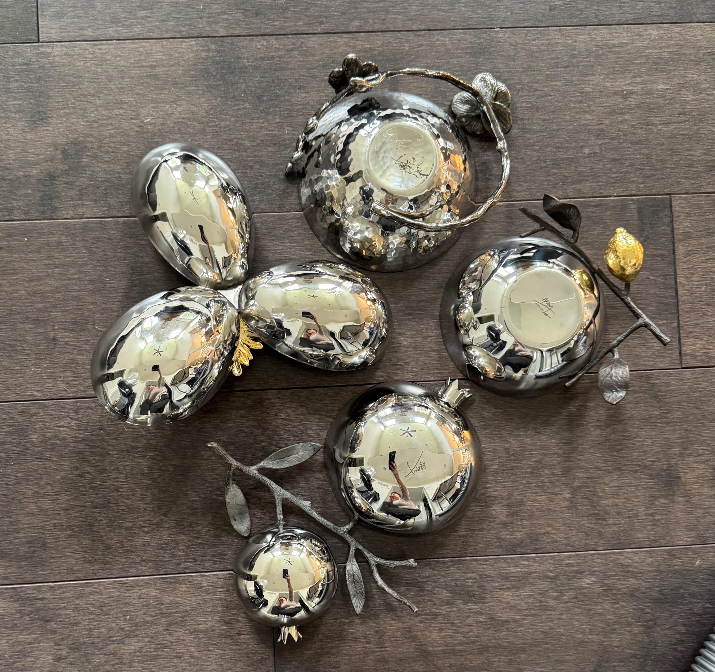 Michael Aram Retired Serving Bowls | Choice of Anemone Triple Dish