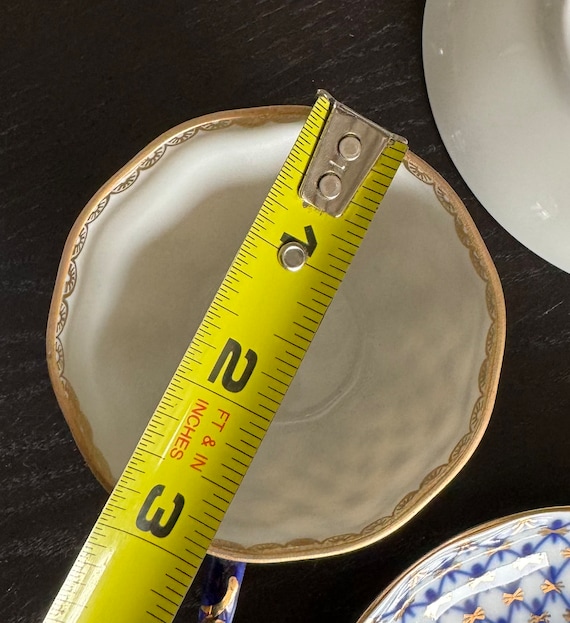 ロモノーソフ LOMONOSOV コバルトネット カップソーサー プレート ペア ロモノーソフ LOMONOSOV コバルトネット カップソーサー プレート ペア