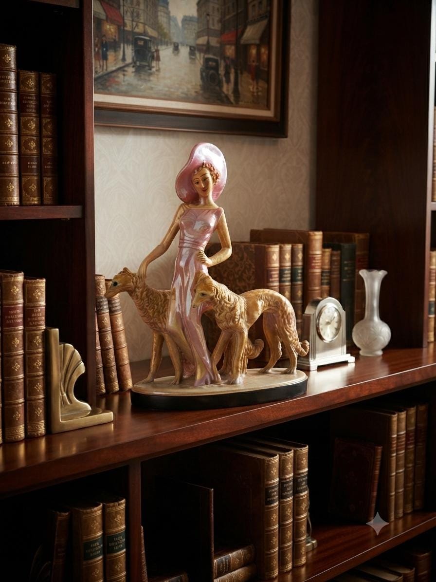 Lady Borzoi Figurine - Etsy