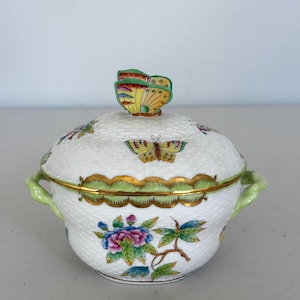 Herend Sugar Bowl - Etsy