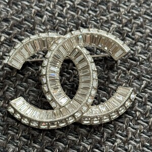 （vintage）　CHANEL ブローチsilver Vintage Coco Chanel Brooch - Etsy