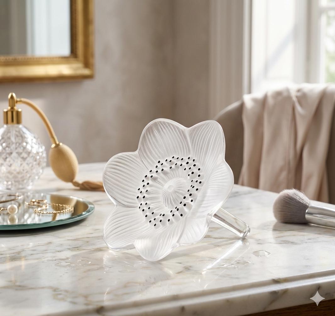 Lalique Glass Flower - Etsy