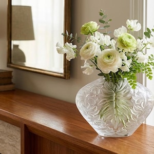 Lalique Crystal Vase - Etsy