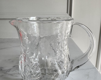 Orrefors Eden Crystal Bowl: Lars Hellsten Leaf Design, Swedish Art