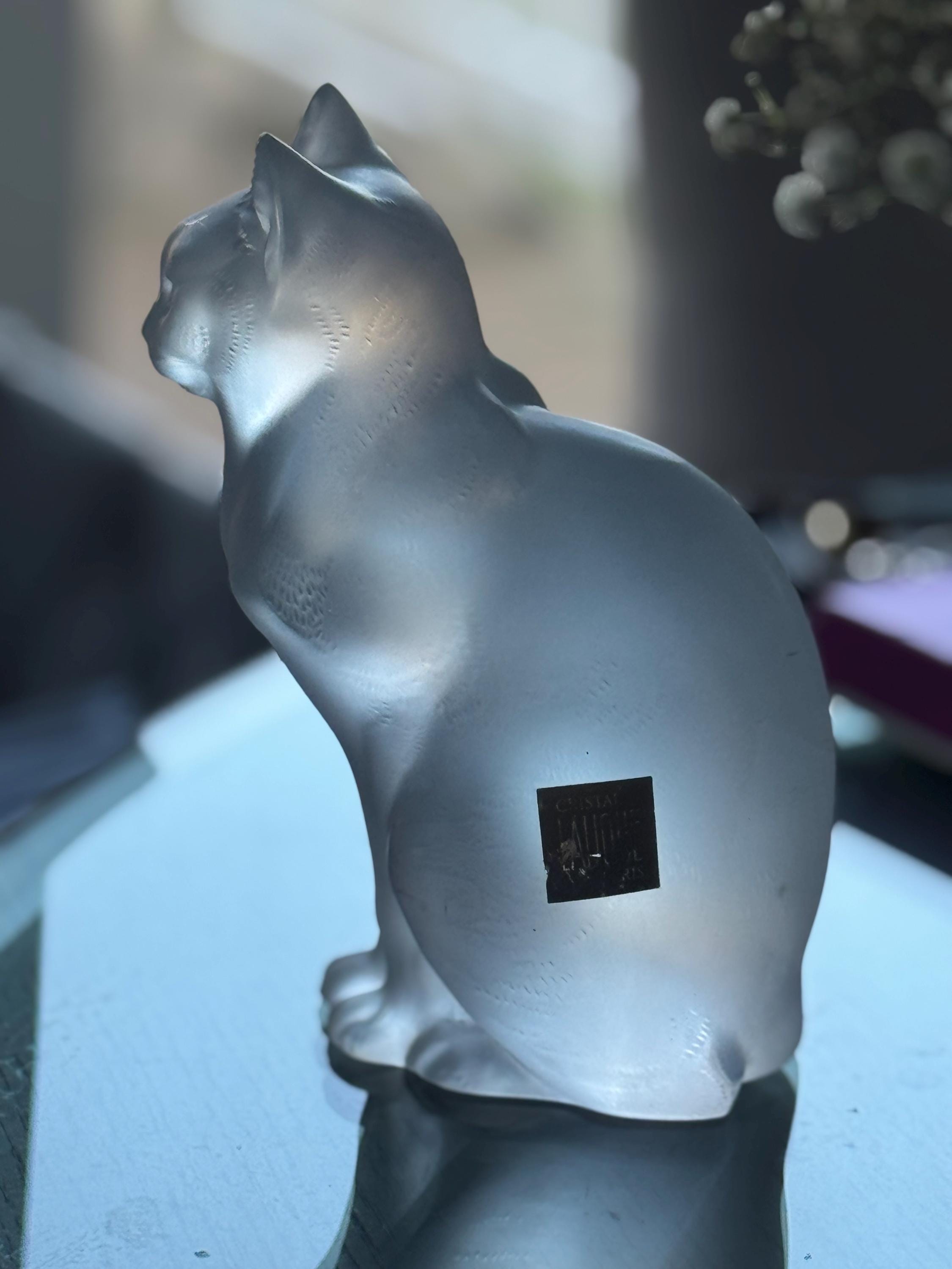 Lalique Cat - Etsy