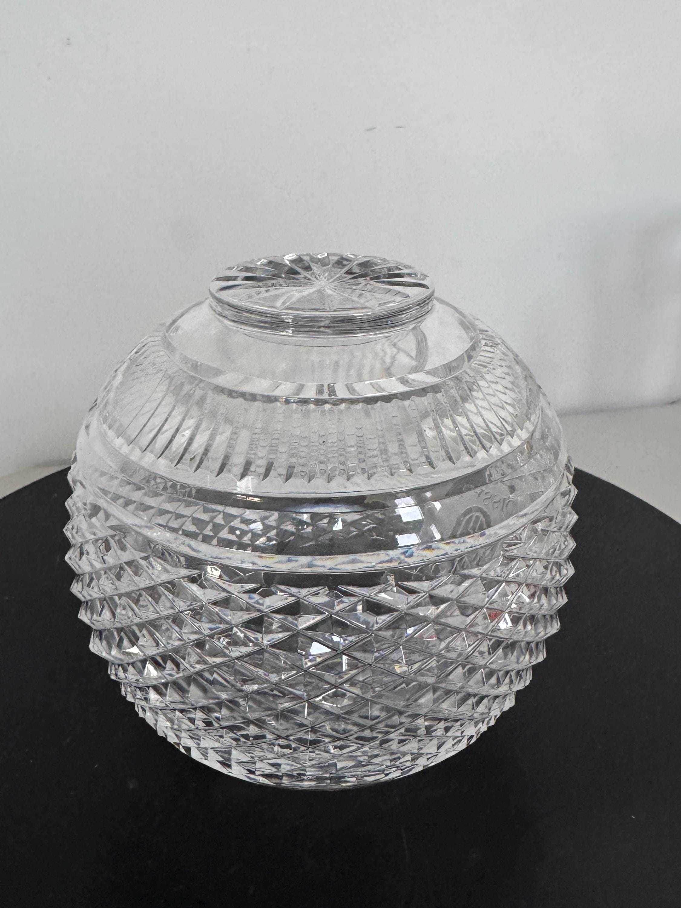 Waterford Crystal Glandore Rose Bowl Flower Vase 5 Waterford Crystal Glandore Rose Bowl Flower Vase 5