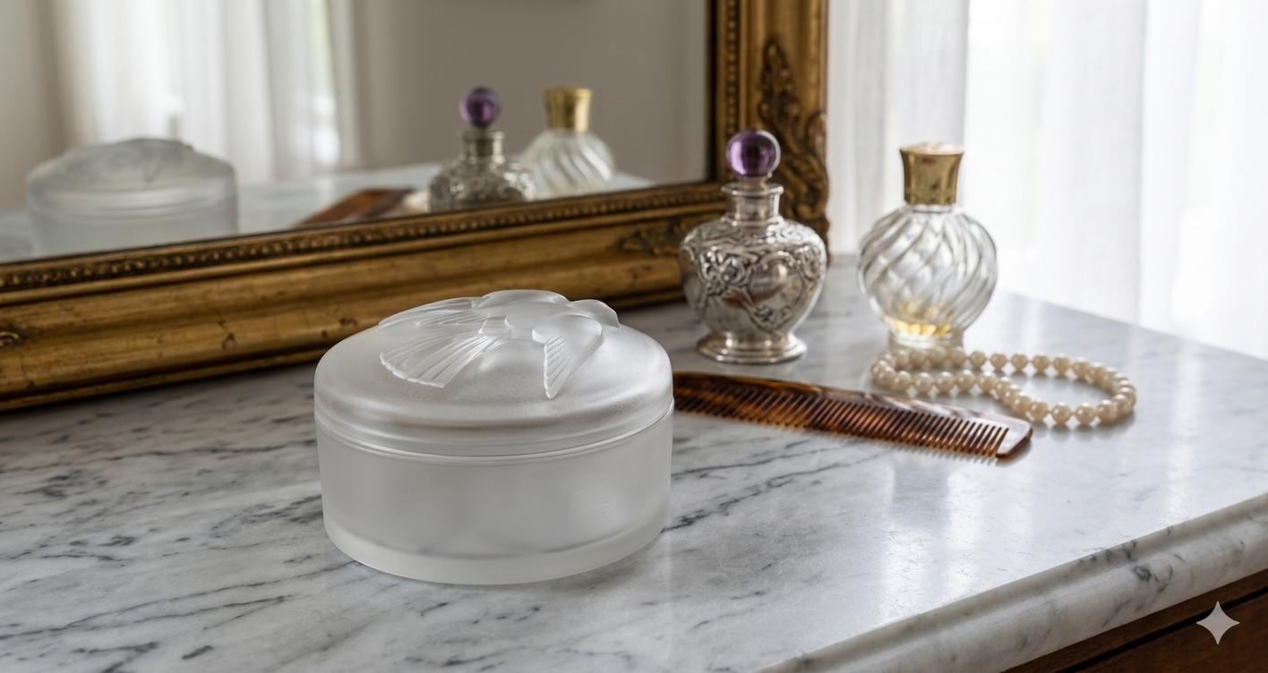 Lalique Powder Box - Etsy