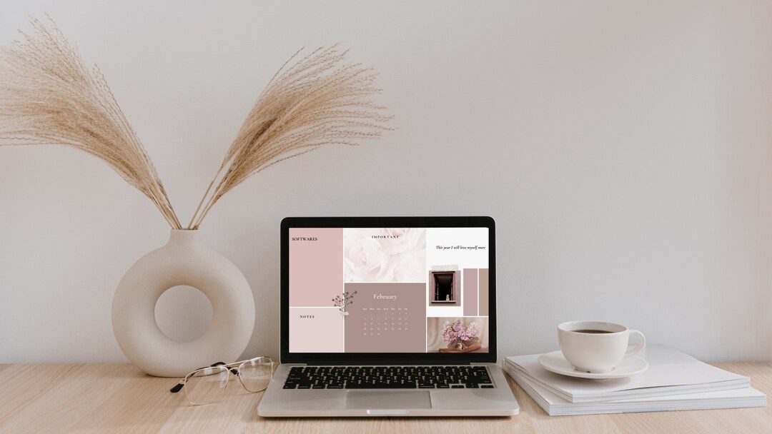 Desktop Wallpaper for the Love Month of February Inspired by - Etsy