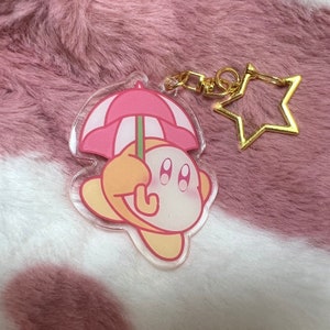 Kirby Waddle Dee Umbrella Best Friend Necklace Set