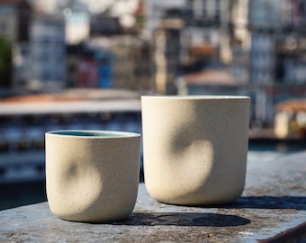 Speckled Ceramic Coffee Cups - gift for dad - gift for family