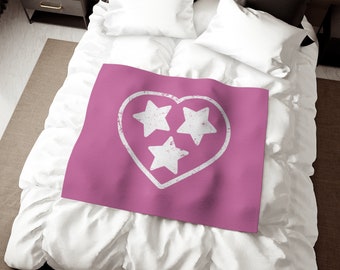 Tennessee Tristar heart Valentine blanket Valentine Pillow Gift For The Home Tennessee Love Tennessee Pride Cozy Cuddle Sweatshirt Blanket