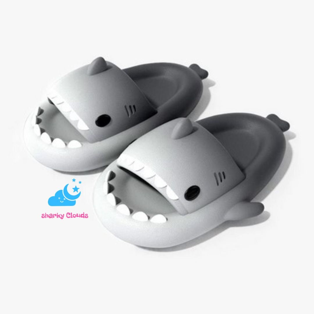 Original Sharky Clouds Brand Shark Slides Sleepers for Men - Etsy