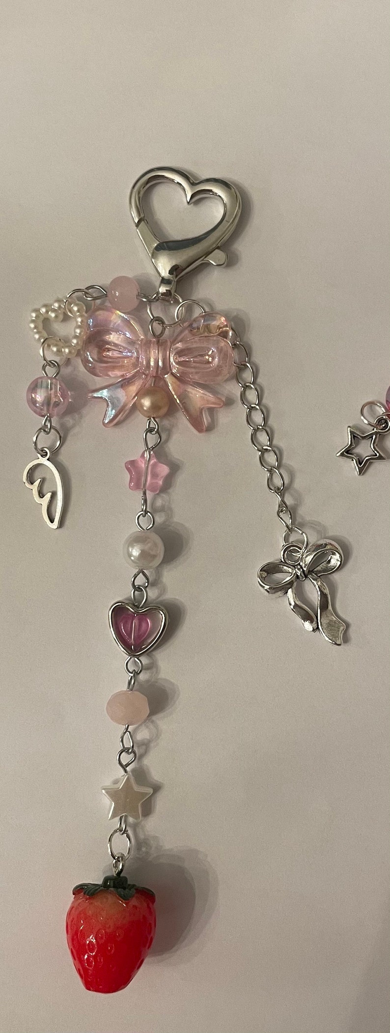 Matching Nana Keychains / Anime / Nana / Beaded / Faux Pearl / Star