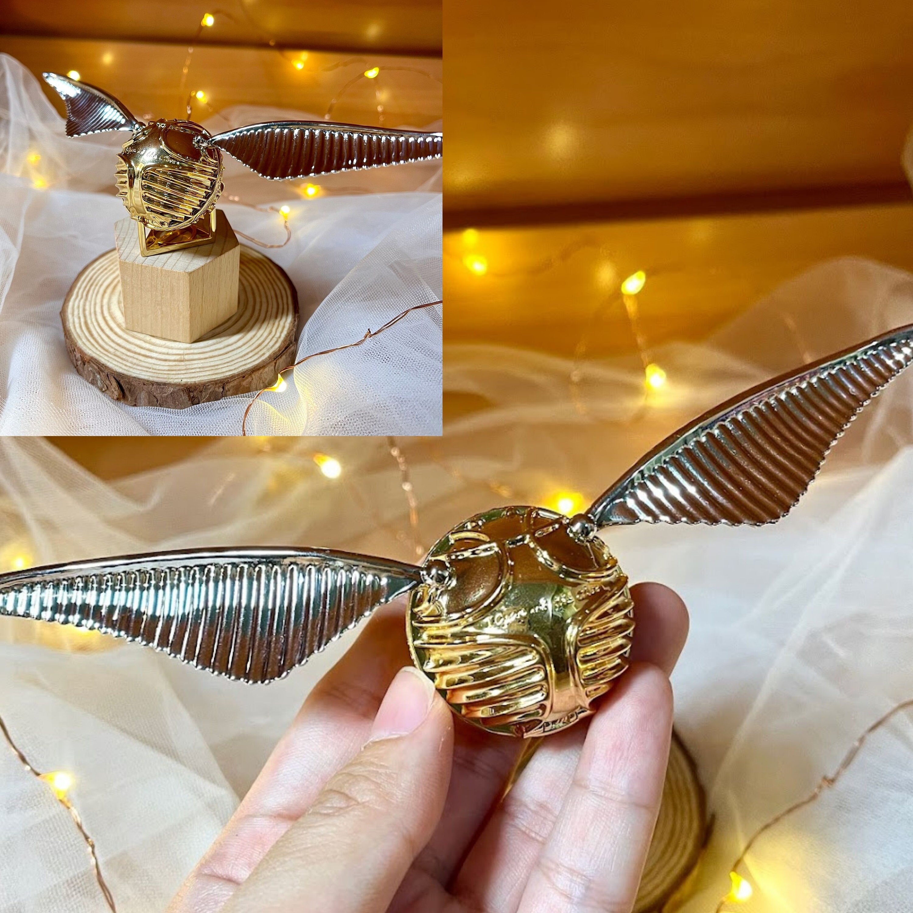 Golden Snitch Ring Box / Golden Snitch Ring Holder / Wedding Etsy