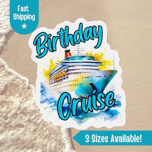 Birthday Cruise Magnet, Cruise Door Magnets, Cruise Ship Décor, Cruise Ship Door Decoration, Cruise Birthday Vacation Magnet,