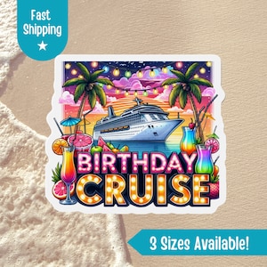 Birthday Cruise Door Magnet, Cruise Door Magnets, Birthday Door Decorations, Birthday Cruise Magnets, Cruise Birthday Gifts, Birthday Gifts