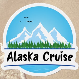 Alaska Cruise Door Magnet, Cruise Door Magnet, Alaska Cruise, Cruise Decorations, Door Magnet, Birthday Cruise, Anniversary Cruise