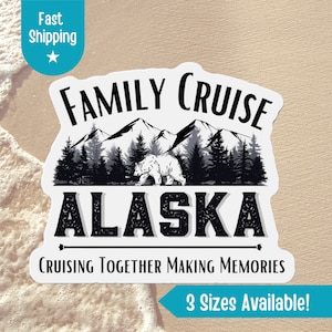 Alaska Family Cruise Door Magnets, Alaska Cruise, Retired Cruise Magnet, Cruise Magnets, Family Cruise 2023, Cruise Door Magnet, Cruise Door