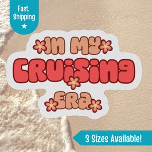 In My Cruising Era Cruise Door Magnet, Cruise Door Magnets, Door Decorations, Cruise Magnets, Cruise Gift, Stateroom Door Decor, Retired