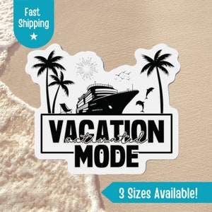 Vacation Mode Activated Cruise Door Magnet, Cruise Door Magnets, Door Decorations, Cruise Magnets, Cruise Gift, Stateroom Door Decor