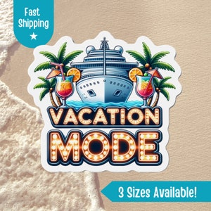 Vacation Mode Cruise Door Magnets, Cruise Door Magnet, Cruise Door Decor, Cruise Door Decorations, Cruise Door Sign, Cruise Mode