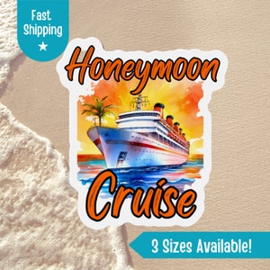 Honeymoon Cruise Magnet, Honeymoon Magnet, Cruise Door Magnets, Cruise Décor, Cruise Door Decoration, Honeymoon Gift