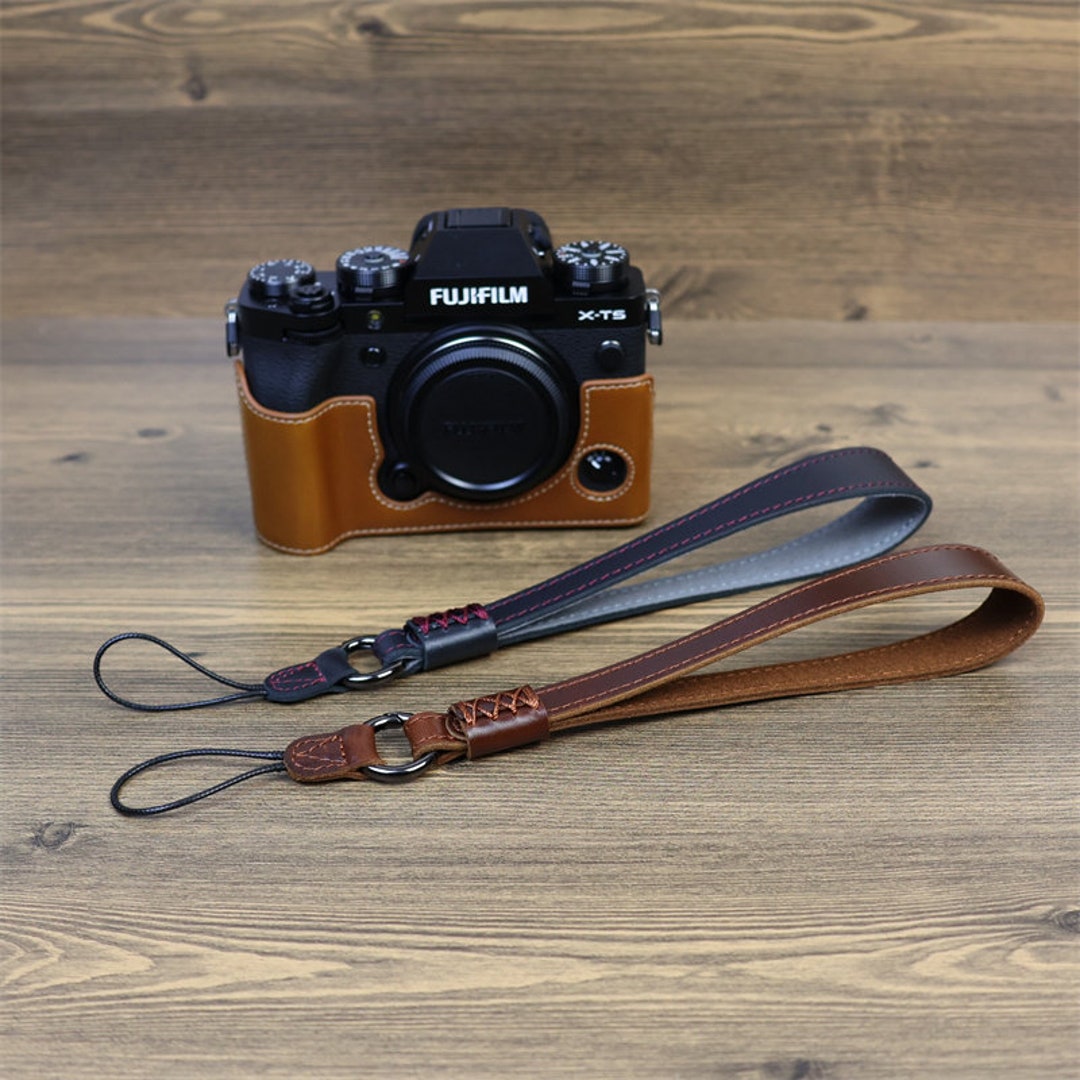 Leather Camera Strap Camera Strap Fuji XT5 Wrist Strap Etsy