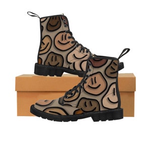 Women Smiley Face Boots