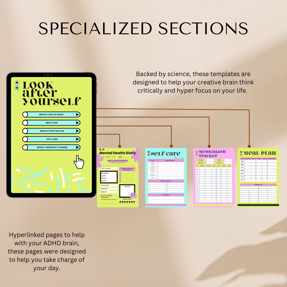ADHD Planner 2024, ADHD Digital Planner, Neurodivergent, Adhd to Do