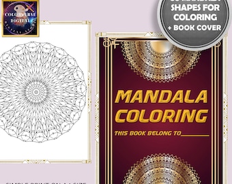 Intricate Mandala Coloring Book | 80 Printable Pages PDF | Stress Relief Art for Adults | Mindfulness Coloring | Instant Digital Download