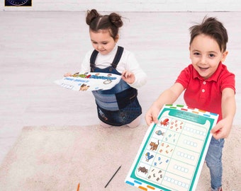 Kids Brain Teasers | 150 Printable Learning Games (Digital PDF)