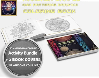 Mandala Flower Coloring Book | 130+ Printable Pages | Relaxation & Mindfulness Art for Adults | Instant Download PDF