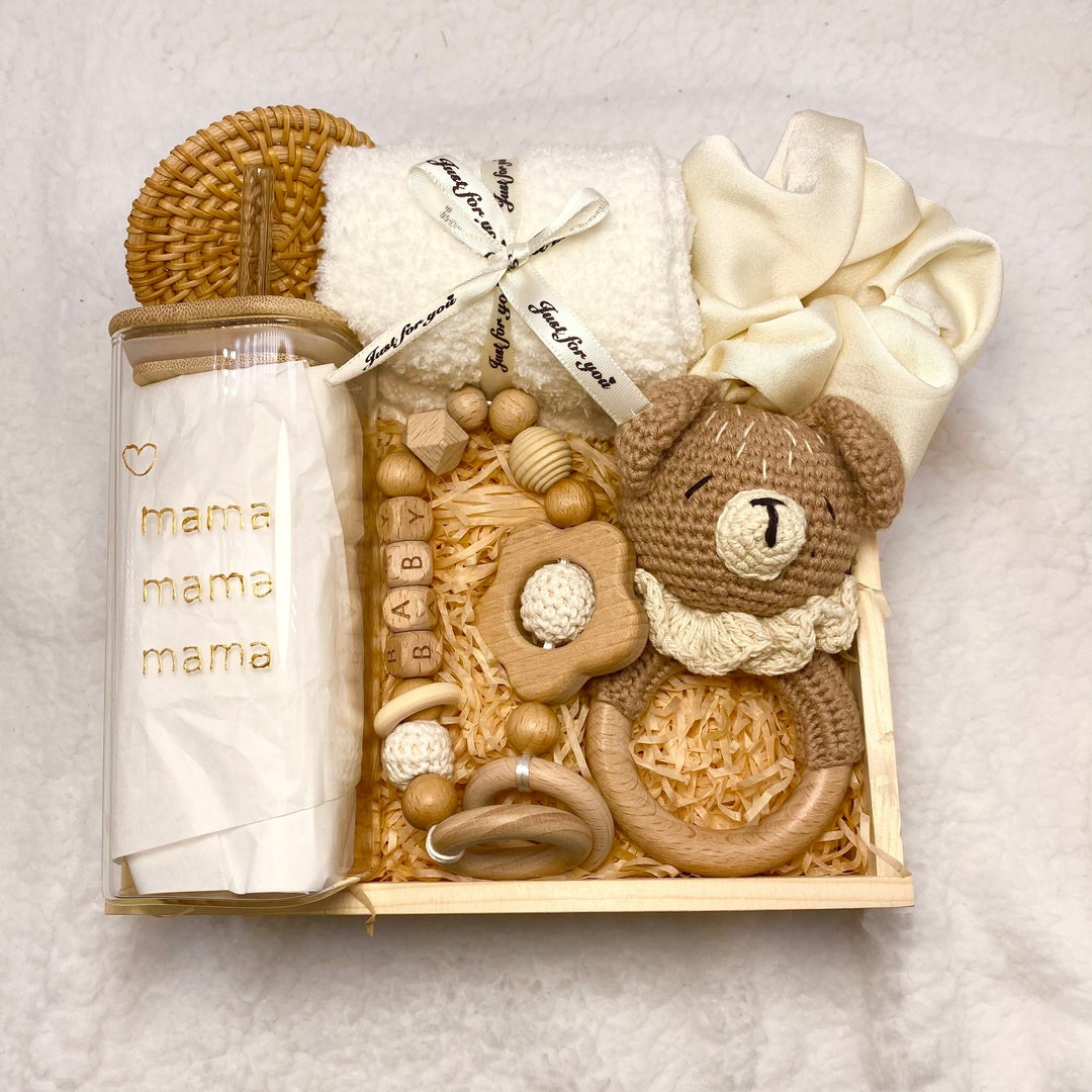 New Mum and Baby Gift Box, Baby Gift Basket, Postnatal Care Kit, Unisex